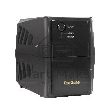 Источник бесперебойного питания ExeGate SpecialPro UNB-500.LED.AVR.2SH 500VA/300W, LED, AVR, 2*Schuko, черный