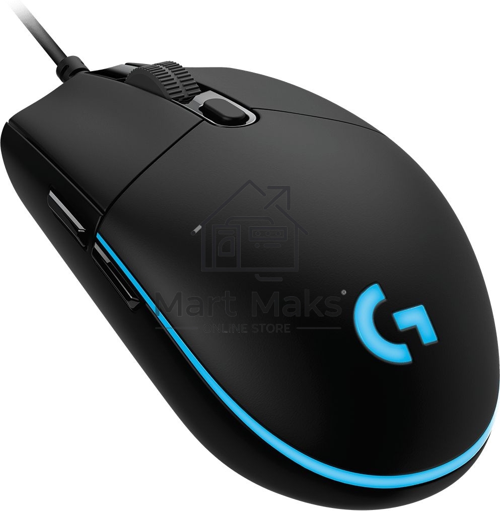 Мышь проводная Logitech G PRO HERO черный, 25600 dpi, USB, кнопки - 6