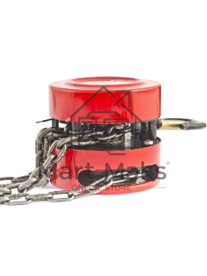 Таль цепная Matrix 0,5 т, h подъема 2,5 м, расстояние между крюками 240 мм