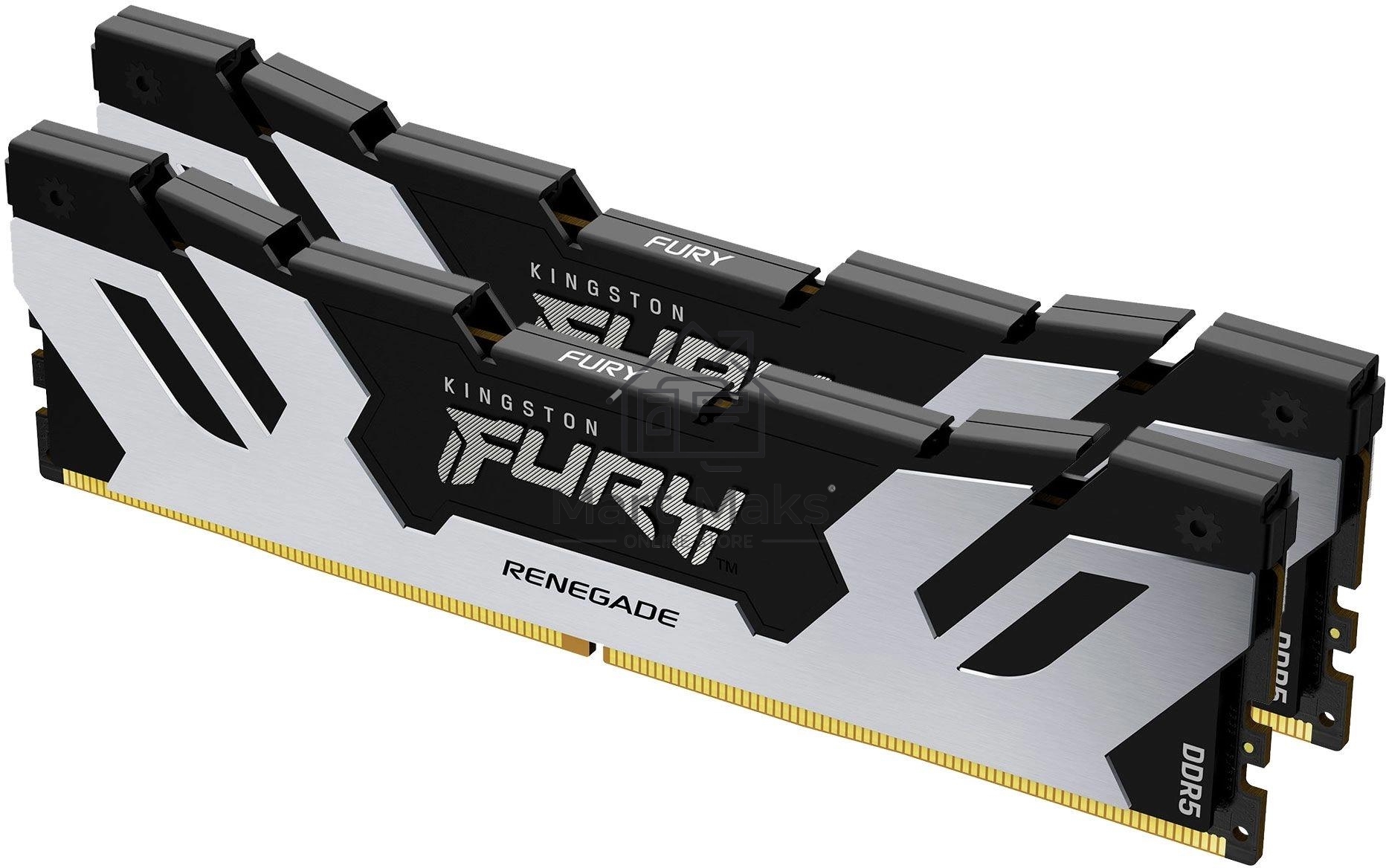 Оперативная память Kingston Fury Renegade, DDR5, 32GB (2x16GB), 6800MHz, CL36, DIMM, с радиатором, черный