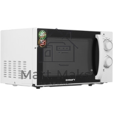 Микроволновая печь Kraft KF20MW7W-102M белый, 20 л, 700 Вт, переключатели - поворотный механизм
