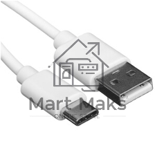 Кабель USB-Type-C Rexant 2A/PVC/белый/1м