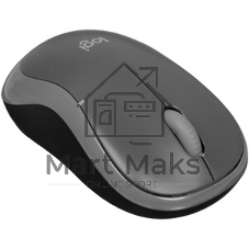 Мышь беспроводная Logitech M186 черный/серый, 1000 dpi, радиоканал, USB, кнопки - 3