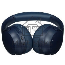 Беспроводные/проводные наушники Borofone BO37 синий, накладные, Bluetooth + проводной, складная конструкция, микрофон, до 25 ч