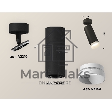 Светильник Ambrella Light XM6343001 SBK/SWH черный песок/белый песок MR16 GU5.3 (A2210, C6343, N6130)