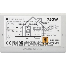 Блок питания ПК Thermalright, 750W 80+ Gold (ATX, 3.0, PCIe 5.0, Non-modular, 1x24(20+4)pin, 1xCPU 8(4+4)pin, 2xPCIe*2 8(6+2)pin, 5xSATA3, 1x12+4pin (12VHPWR PCIe 5.0 12+4pin 600mm), 3xMOLEX4pin, Active, 120x120mm, 150x140x86mm, APFC, white)