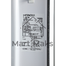 Холодильник Hitachi R-W660PUC7 GBK черный двухкамерный 396/144л морозилка сверху, No Frost, Side by Side