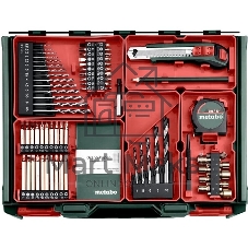 Дрель-шуруповерт Metabo BS 18 L BL Set, 18 В, 2 Ач, 65 Нм, щеточный