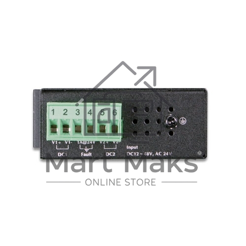 Коммутатор ISW-500T для монтажа в DIN рейку IP30 Compact size 5-Port 10/100TX Fast Ethernet Switch (-40~75 degrees C)