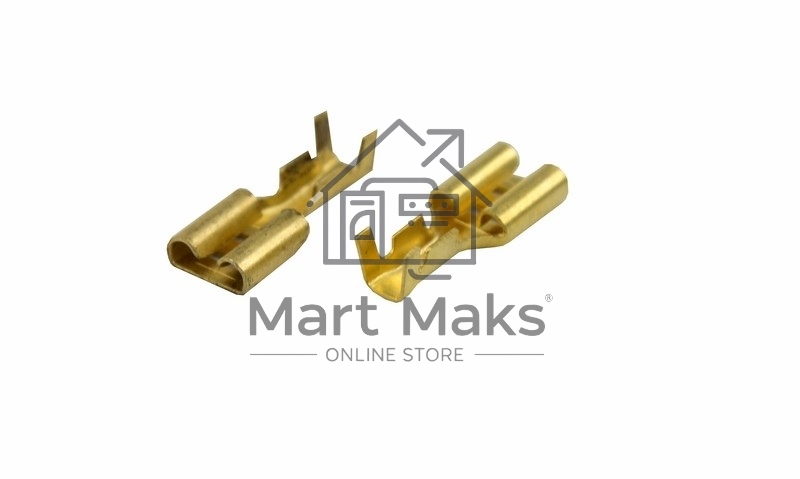 Клемма плоская Rexant гнездо-7.7мм 1-1.5кв.мм (DJ622-D6.3B)