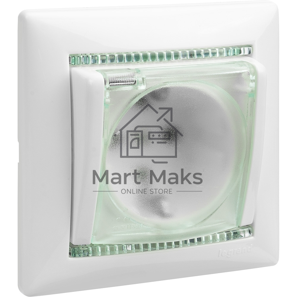 Электроустановочные изделия Legrand Legrand 774220 Розетка Valena влагозащищенная IP44 с заземлением с крышкой и защитными шторками (белая)