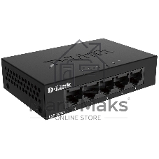 Коммутатор D-Link DGS-1005D/J2A, 5×1 Гбит/с, неуправляемый