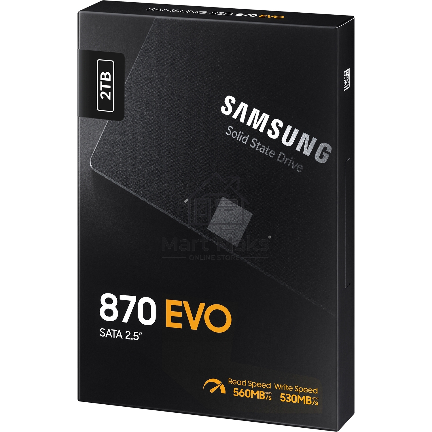 Накопитель SSD Samsung 870 EVO, 2TB, SATA III, 2.5
