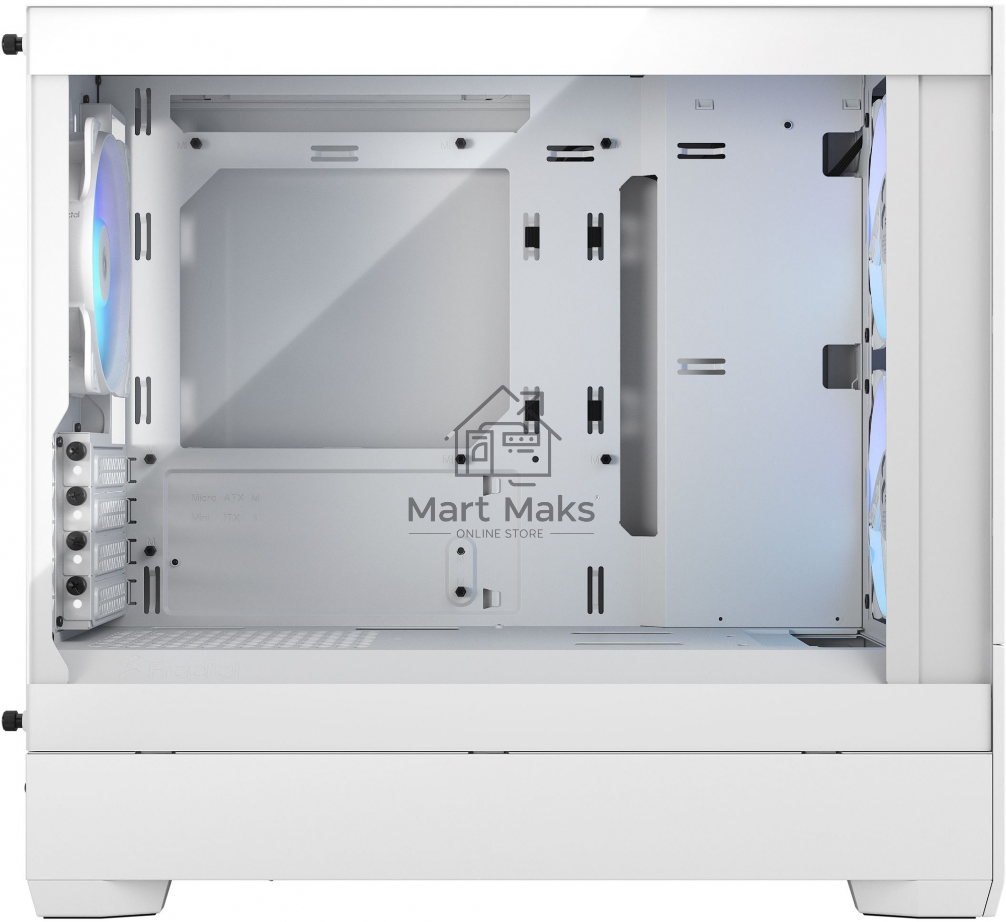 Корпус Fractal Design Pop Mini Air RGB White TG Clear Tint FD-C-POR1M-01