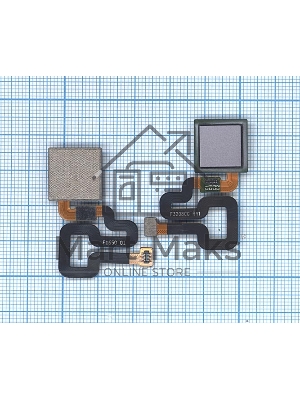 Шлейф со сканером отпечатка пальца для Xiaomi Redmi 4 Pro серый