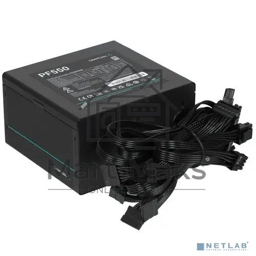 Блок питания Deepcool / GamerStorm PF550, 550Вт, 80 PLUS, 120мм, черный