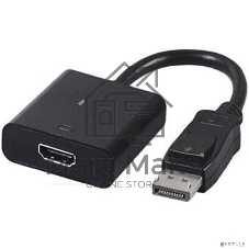 Адаптер Filum Display port - HDMI, 0.15 м., разъемы: DP male-HDMI A female, пакет. (FL-A-DPM-HF-0.15M)