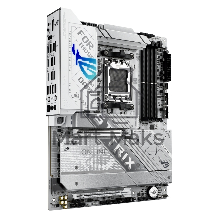 Материнская плата ASUS ROG STRIX X870-A GAMING WIFI, AM5, AMD X870, 4xDDR5, 2xSATA, 4xM.2, 1xPCI-E 4.0 x4, 1xPCI-E 5.0 x16, 1xHDMI, 1xDP, 1x 2.5Gb LAN, 4xUSB-A 3.2 Gen 1, 5xUSB-A 3.2 Gen 2, 1xUSB-C 3.2 Gen 2, 2xUSB4, 2x3.5 мм, 7.1, ATX