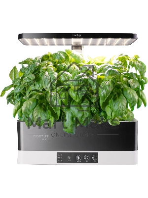 Гидропонная установка Cactus Garden 3л 24Вт черный (CS-LEDPOT-06)