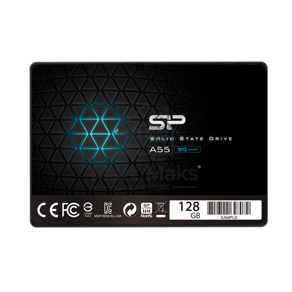 Накопитель SSD Silicon Power Ace A55, 128Gb, SATA, 2.5