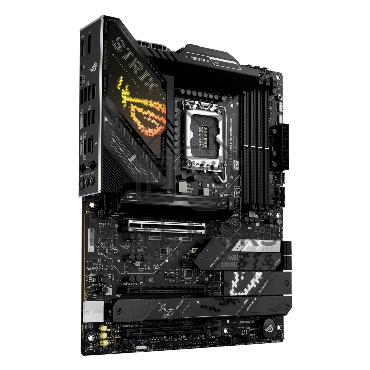 Материнская плата ASUS ROG STRIX Z890-H GAMING WIFI, LGA1851, Intel Z890, 4xDDR5, 4xSATA, 4xM.2, 1xPCIe 5.0 x16, 2xPCIe 4.0 x16, 1xDP, 1xHDMI, 1x5Gb LAN, Wi-Fi 7, 2xUSB 2.0, 4xUSB 3.2 Gen 1, 4xUSB 3.2 Gen 2, 2xUSB 3.2 Gen 2x2, 1xUSB-C, 1xS/PDIF, 2x3.5 мм,