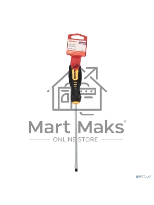 Отвертка шлицевая SL 5х150 мм, двухкомпонентная рукоятка Rexant