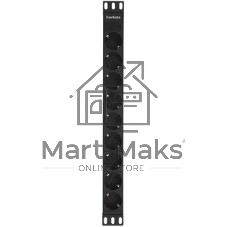 Блок розеток горизонтальный ExeGate ServerPro PDU-19H907 Al-9S-C20, 19
