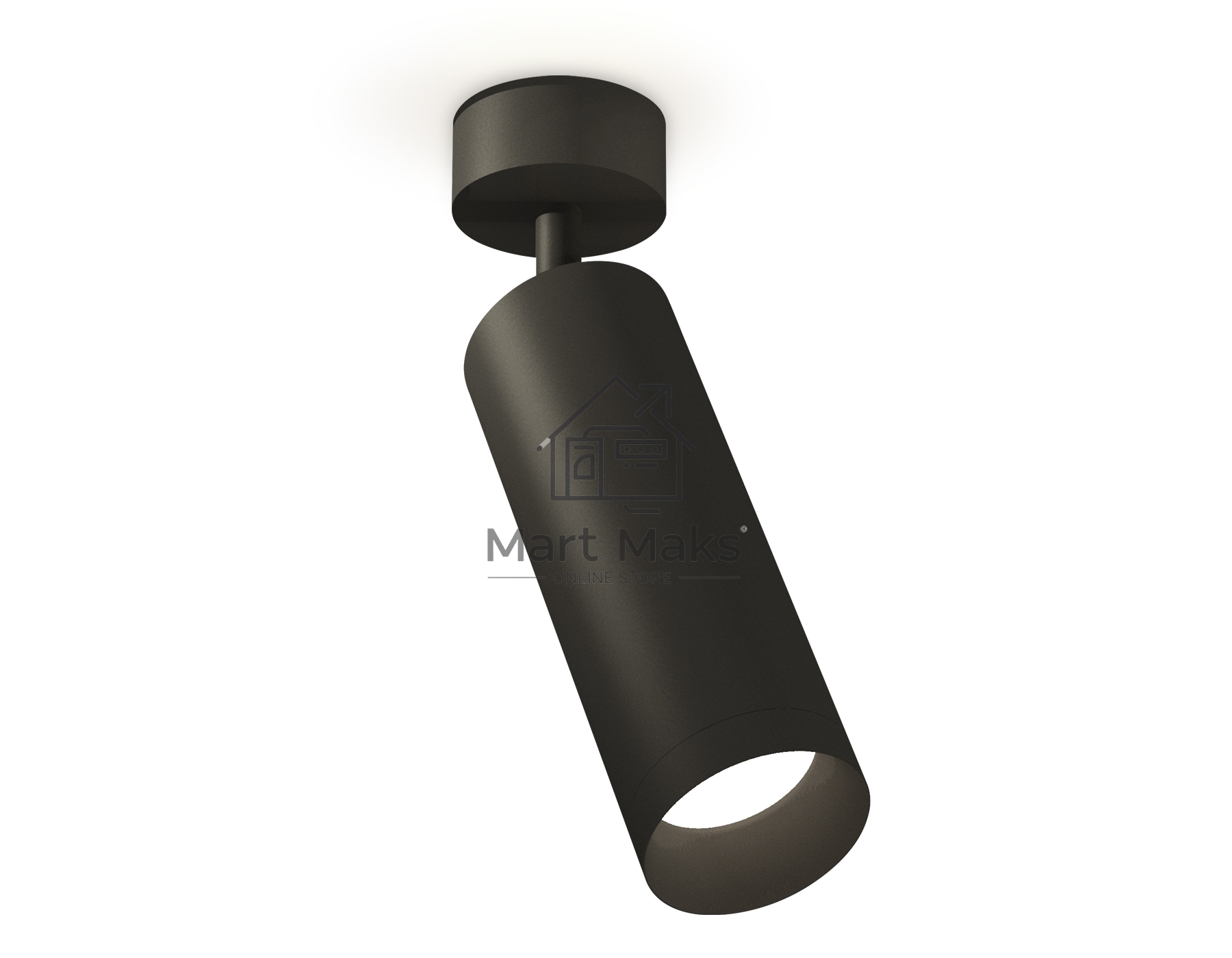 Светильник Ambrella Light XM6343002 SBK/PBK черный песок/черный полированный MR16 GU5.3 (A2210, C6343, N6131)