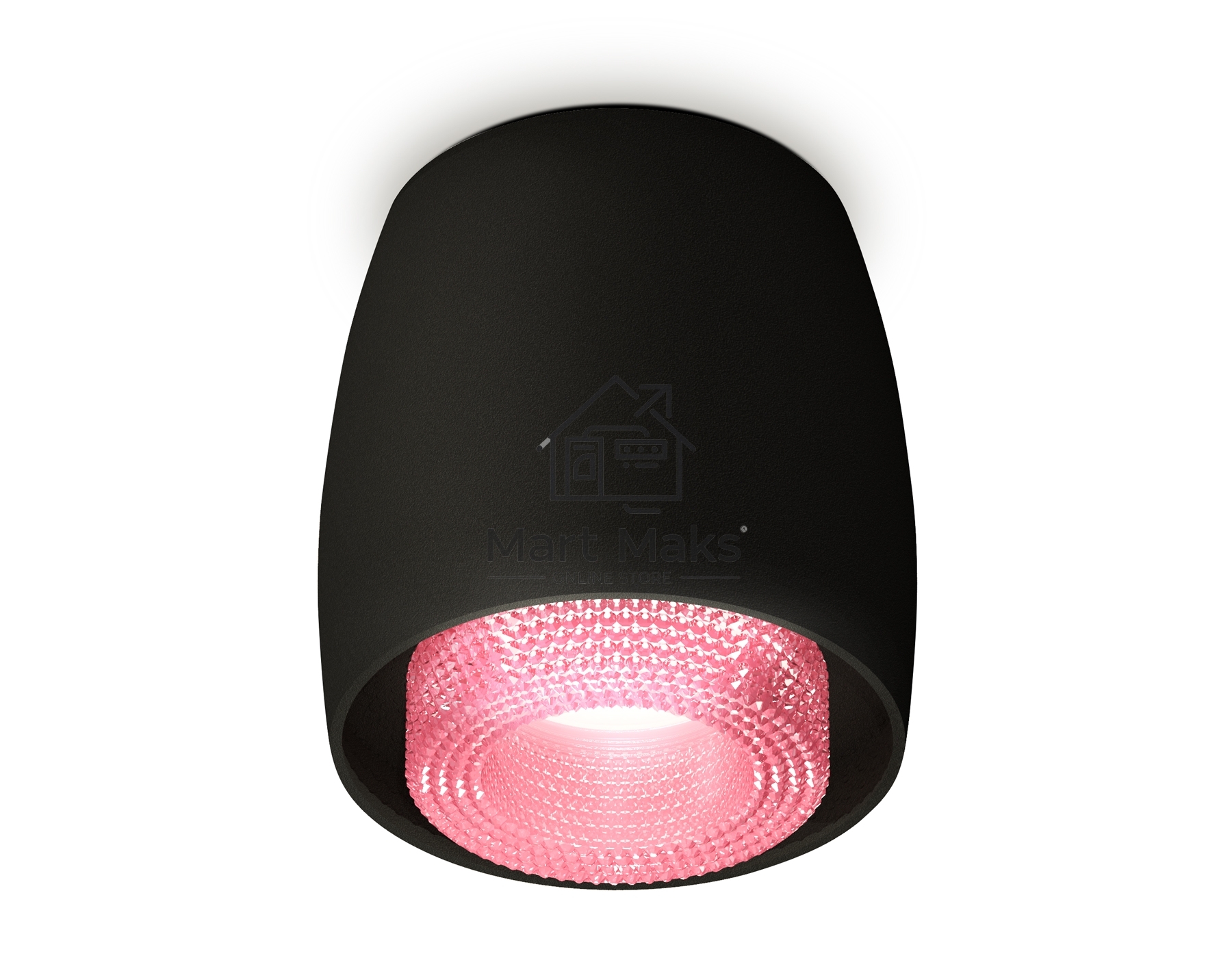 Светильник Ambrella Light XS1142022 SBK/PI черный песок/розовый MR16 GU5.3 (C1142, N7193)