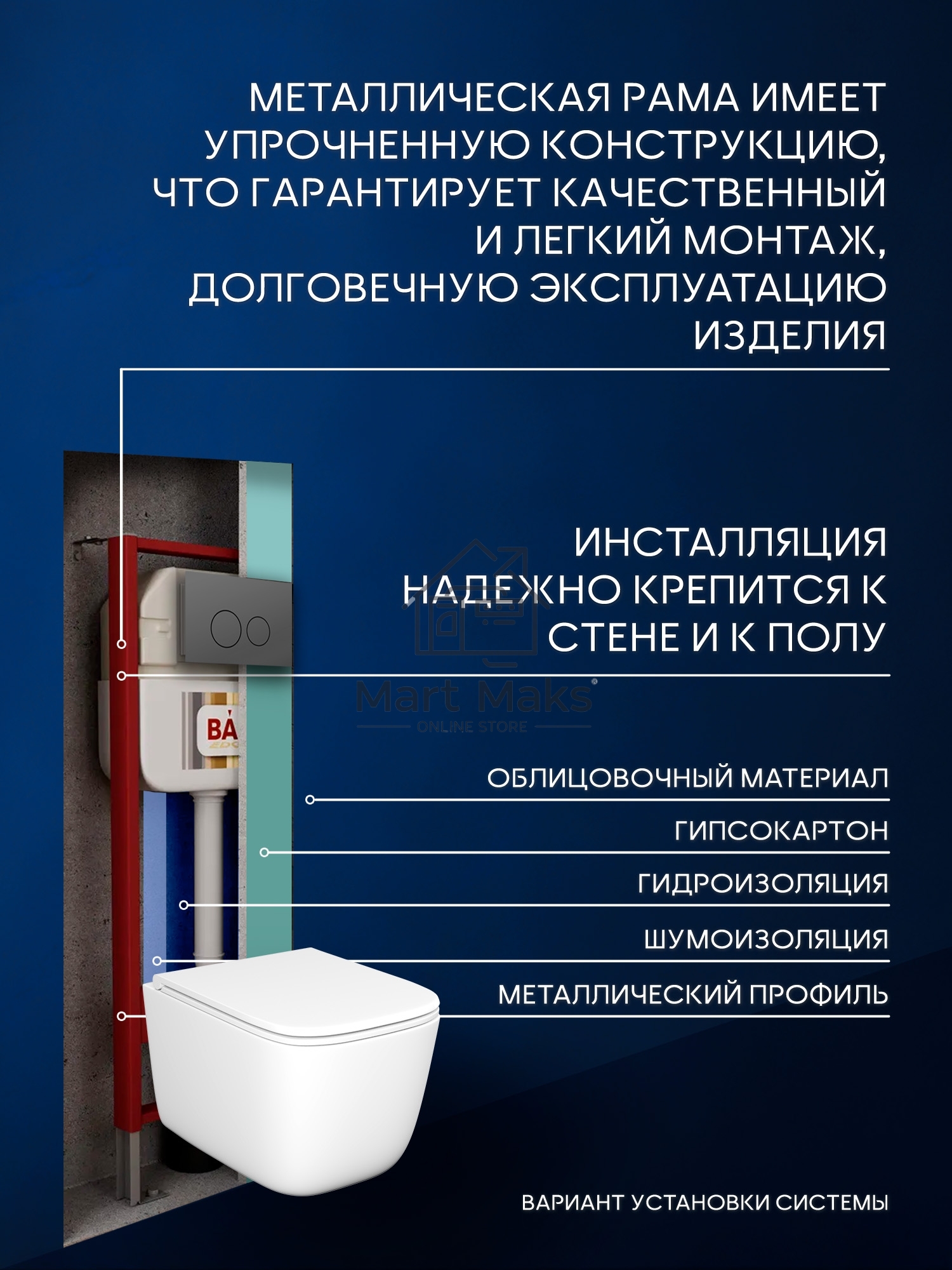Инсталляция с унитазом комплект BAU NEO 6 в 1: унитаз подвесной безободковый торнадо Bau Dream 51х35, быстросъемное сиденье микролифт, кнопка смыва BAU Dream, серый матовый