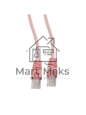 Патч-корд UTP Cablexpert кат.5e, 2м, литой, многожильный (розовый)