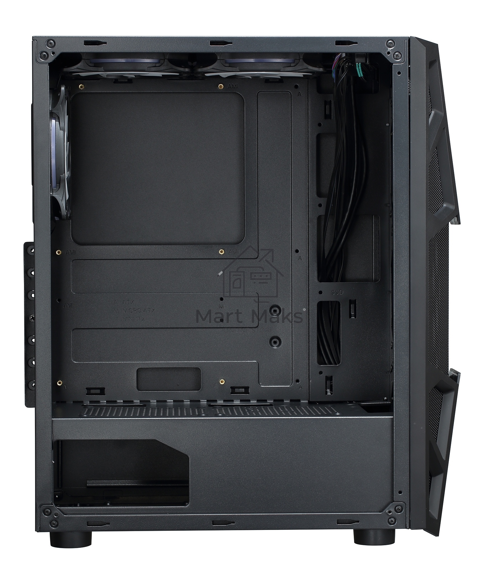 Компьютерный корпус Aerocool / Formula CL-3303B RGB черный без БП ATX 6x120mm 2xUSB2.0 1xUSB3.0 audio bott PSU