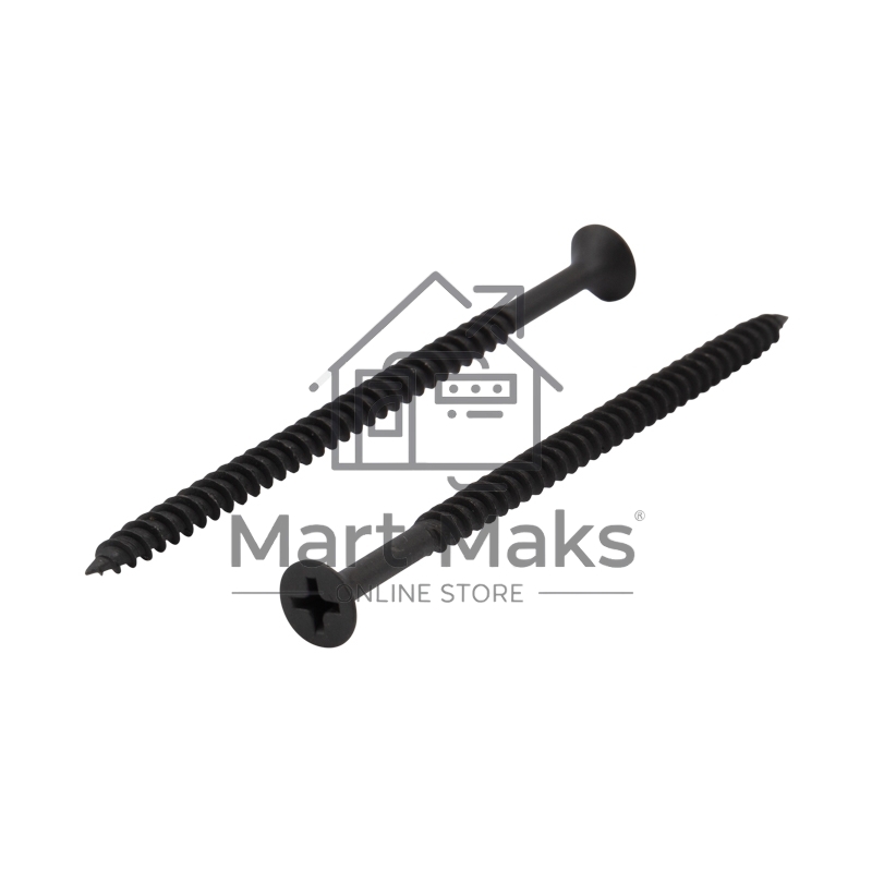 Саморез гипсокартон-металл KRANZ 4.2х75, короб (100 шт./уп.)