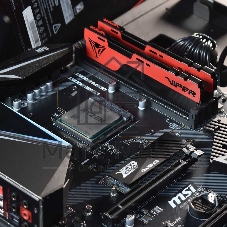 Оперативная память Patriot Viper Elite II, DDR4, 8GB (1x8 GB), 3600 MHz, CL20, DIMM, радиатор, красный/черный