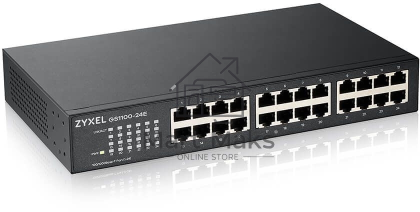 Коммутатор Zyxel GS1100-24E-EU0103F 24G неуправляемый