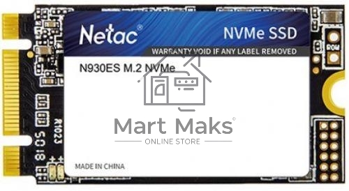 Накопитель SSD Netac N930ES, 512GB, PCIe 3.1 x2, M.2 2242, NVMe, R/W 1650/1500