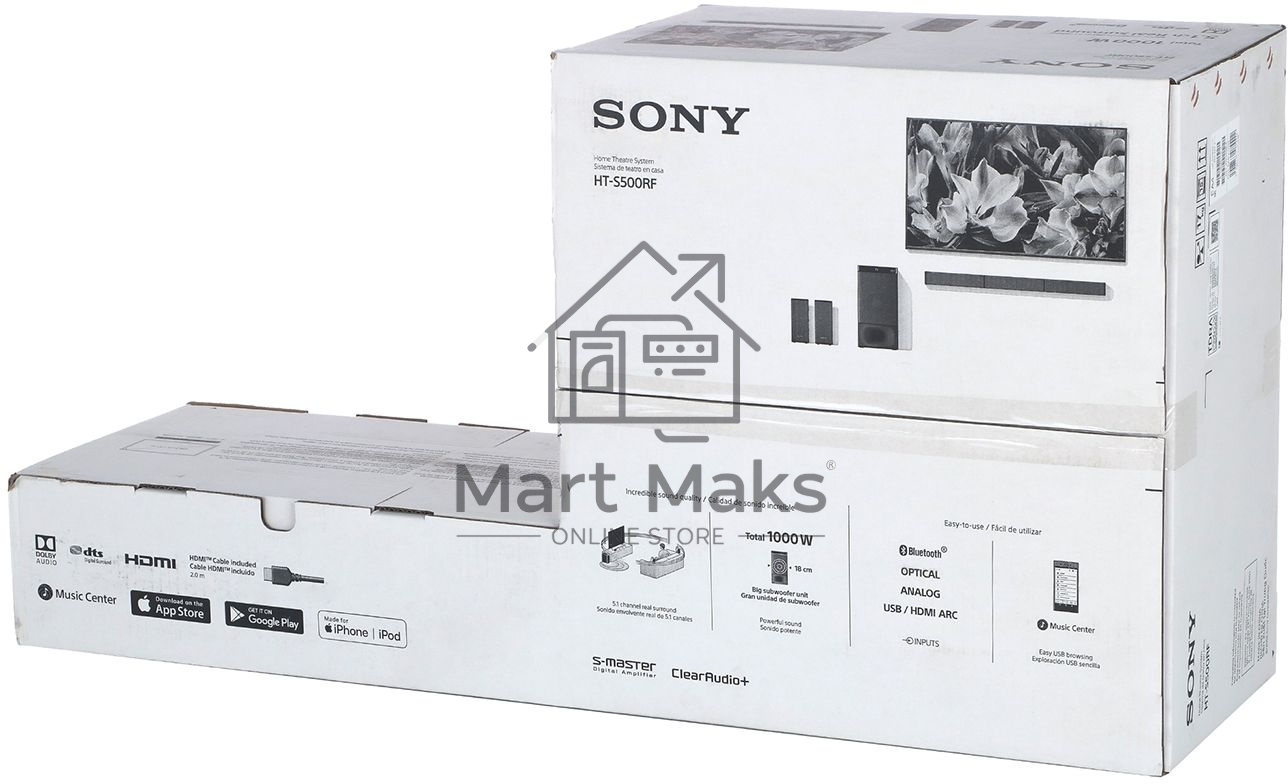 Саундбар Sony HT-S500RF 5.1 760Вт+240Вт черный