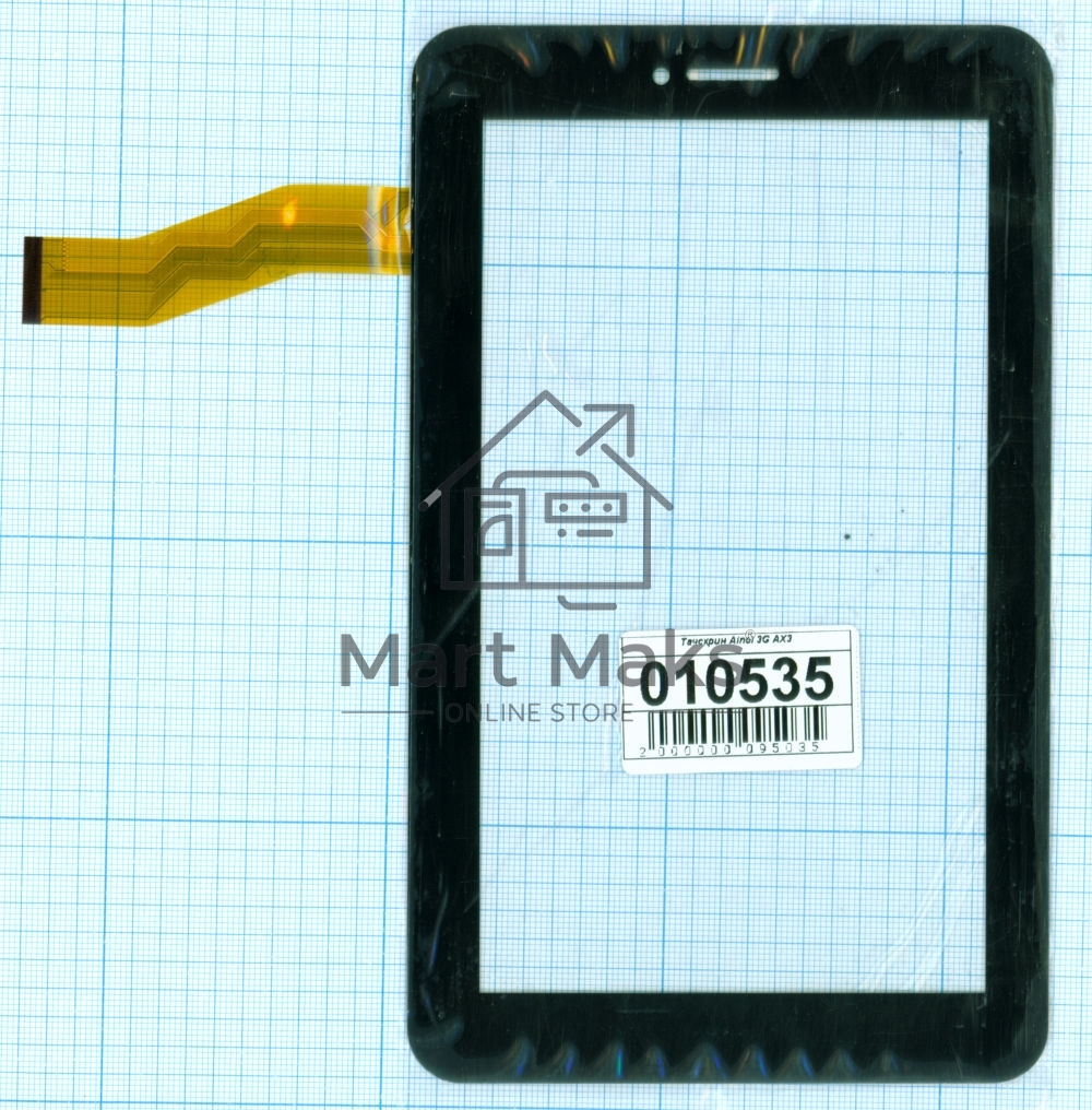 Сенсорное стекло (тачскрин) для Ainol 3G AX3, черное