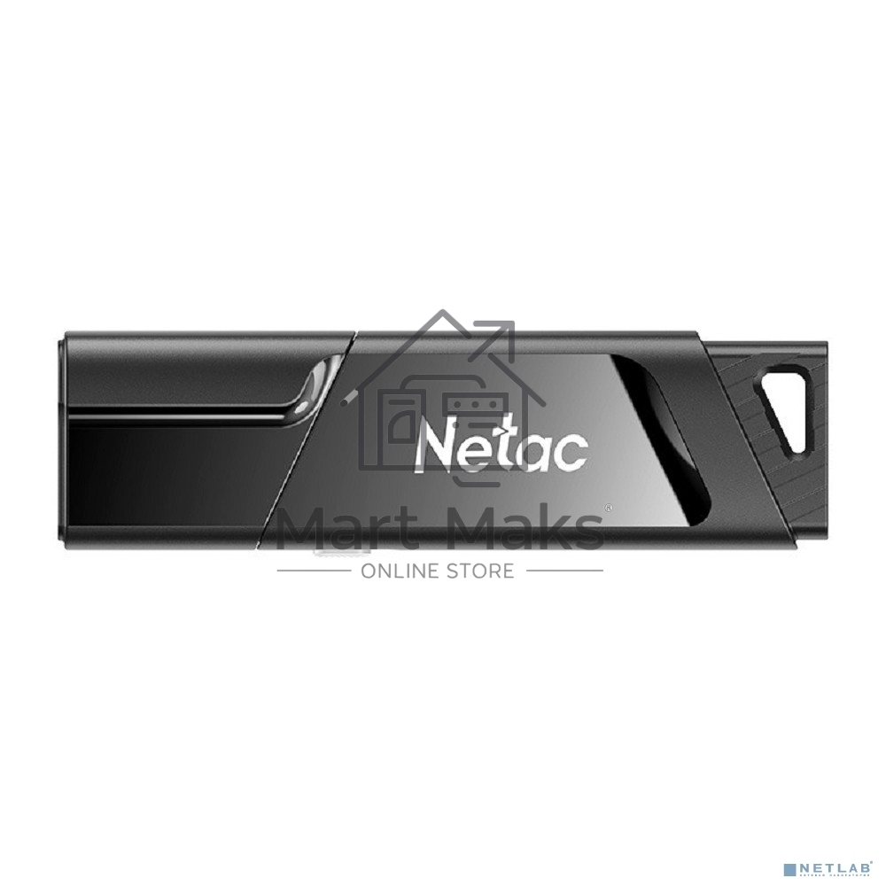 Флешка USB R/W R/W Netac U336S NT03U336S-032G-30BK, 32Gb, USB3.0, пластиковая с защитой от записи