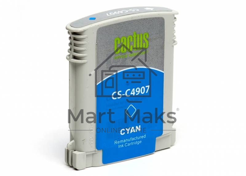 Картридж струйный Cactus CS-C4907 №940 голубой (30 ml) для HP OfficeJet PRO 8000/8500