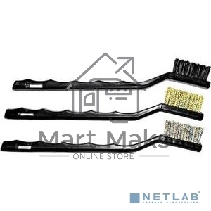 Кордщетка ручная FIT 38453набор 3шт (сталь/нейлон/латунь)