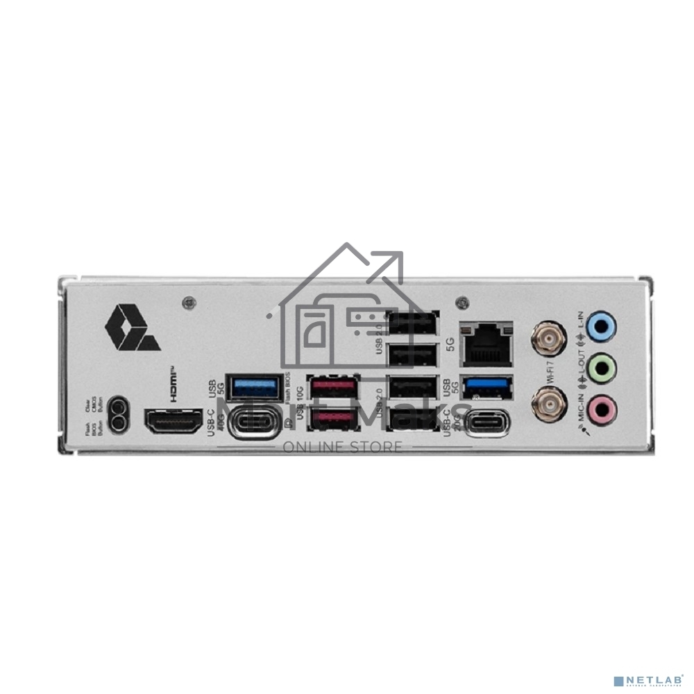 Материнская плата MSI PRO X870-P WIFI, AM5, AMD X870, 4xDDR5, 4xSATA, 3xM.2, 1xPCI-E 5.0 x16, 1xPCI-E 4.0 x16, 2xPCI-E 3.0 x1, 1xHDMI, 1xUSB-C, 1xRJ45 5Gb, 2xUSB-A 3.2 Gen 1, 2xUSB-A 3.2 Gen 2, 4xUSB-A 2.0, 1xUSB-C 3.2 Gen 2x2, 1xUSB4, 3x3.5мм, 7.1, ATX