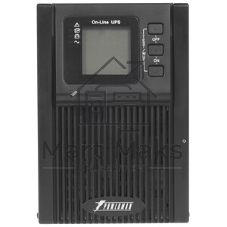 Источник бесперебойного питания PowerMan Online 1000 PLUS (1000ВА/800Вт, Online-Double conversion/LCD Display/USB/Software/RJ11/45,RS-232)