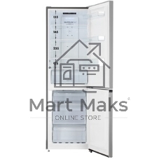 Холодильник Gorenje NRKE62XL серебристый металлик двухкамерный 203/99л морозилка снизу, No Frost