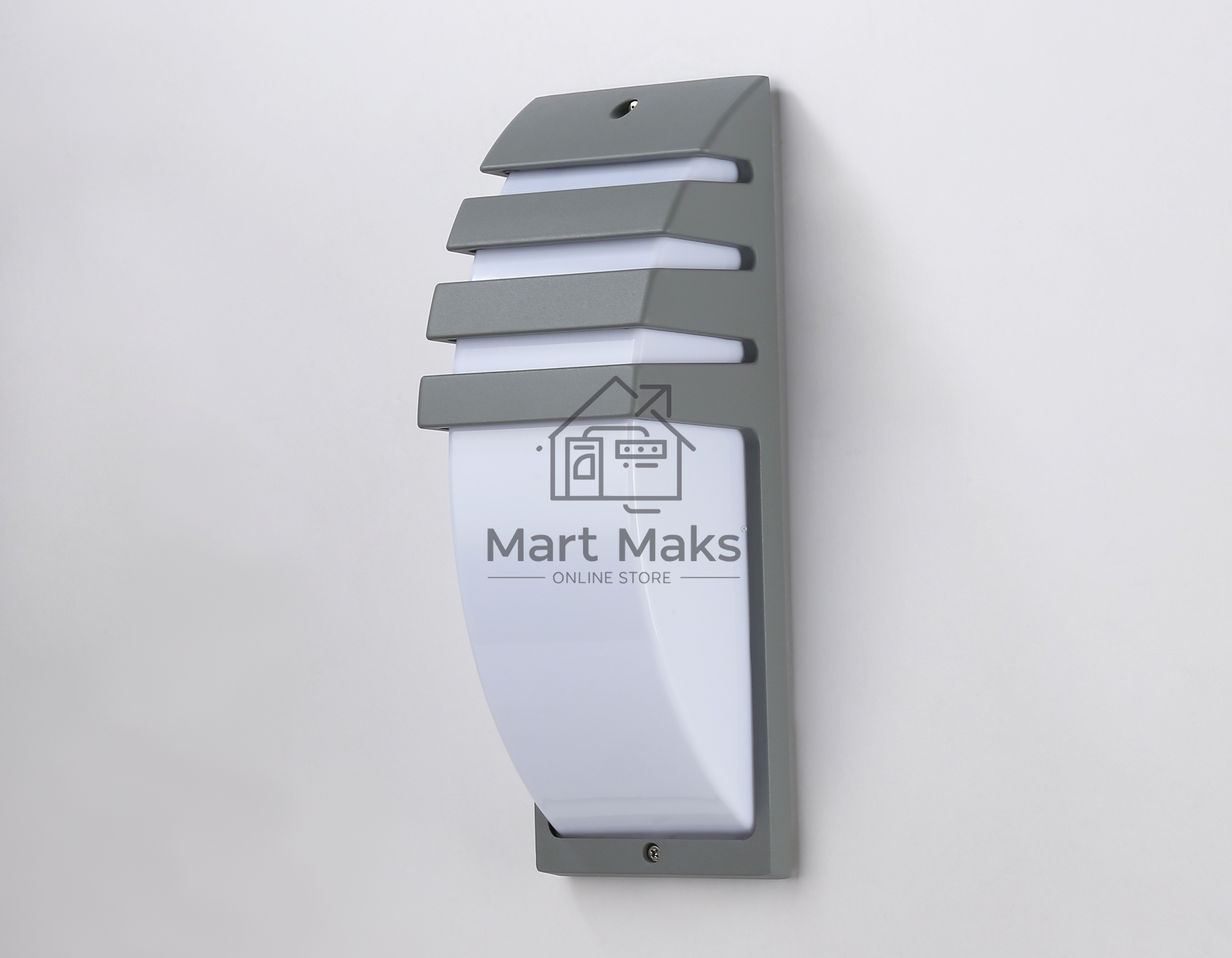 Уличный настенный архитектурный светильник ST5201 GR серый IP54 E27 max 40W 331*112*35