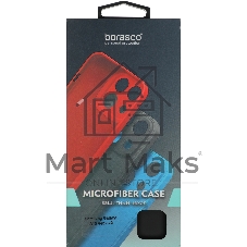 Чехол (клип-кейс) BoraSCO для Samsung Galaxy A15 Microfiber Case черный (72894)