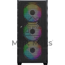 Компьютерный корпус Montech AIR 903 MAX черный без БП ATX 3x140мм 2xUSB3.0 1xUSB3.1 audio bott PSU