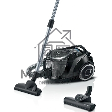 Пылесос Bosch BGS412234 черный, 1800 Вт, уборка сухая, пылесборник контейнер 2,4 л