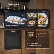 Духовой шкаф Weissgauff EOM 899 Color Touch черный Matt