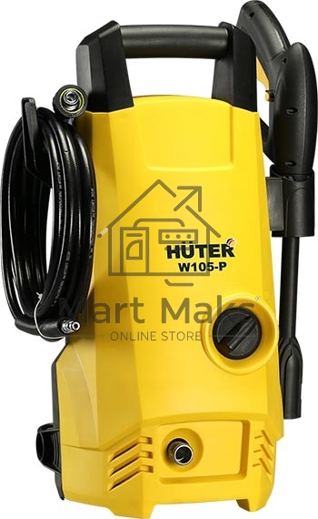 Мойки Huter W105-Р 70/8/3 Мойки высокого давления1400 вт, 105 бар, расход=342 л/час, вход=0,4 бар